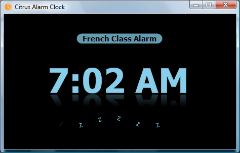 Citrus Alarm Clock screenshot